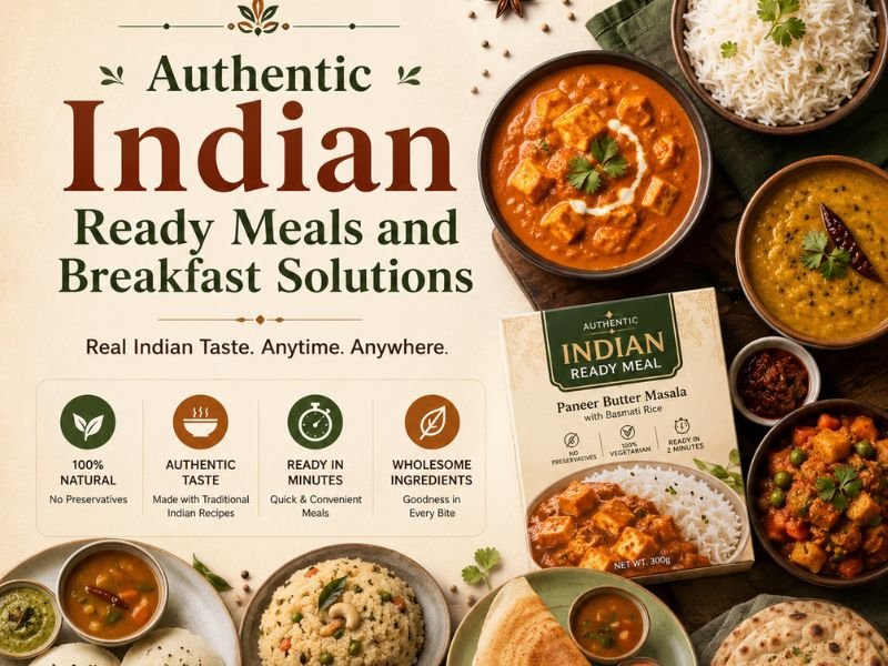 Authentic Indian Ready Meals & Breakfast Solutions