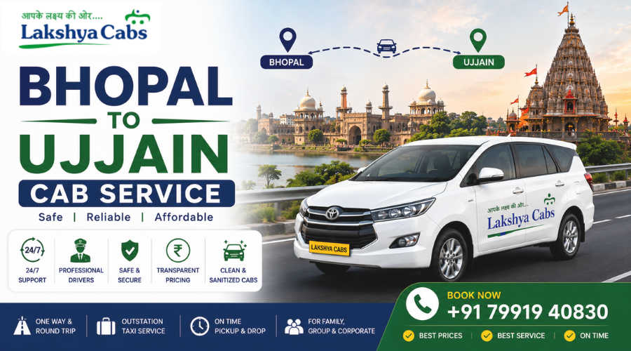 Best Bhopal to Ujjain Cab Service for a Comfortable Journey