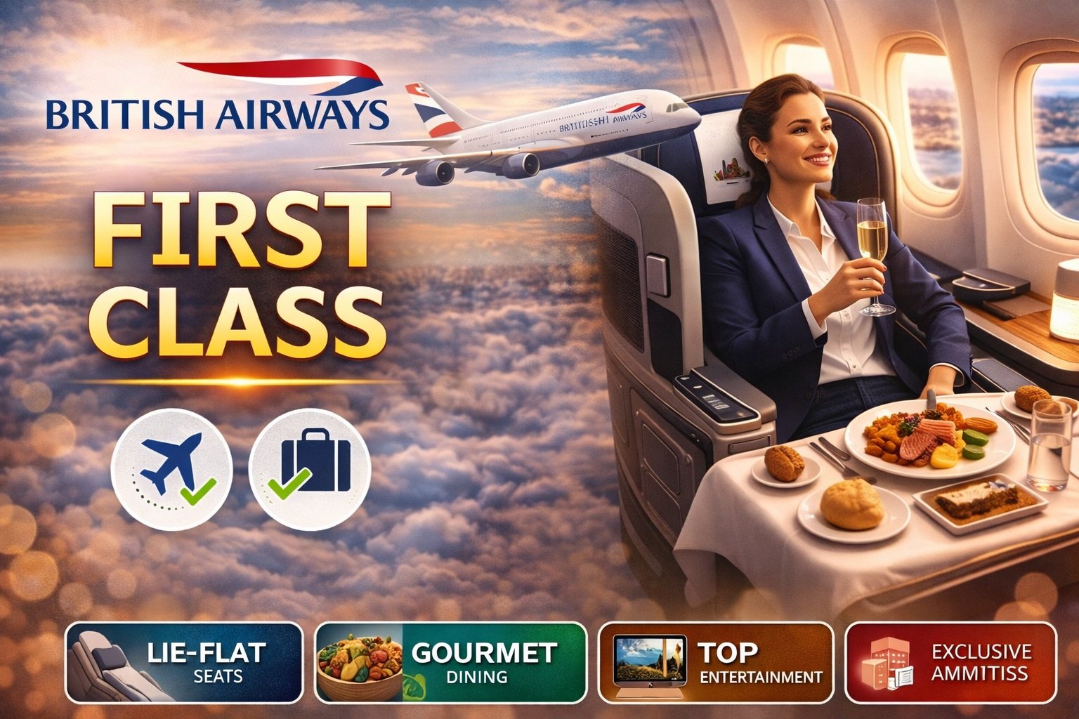 British Airways first class
