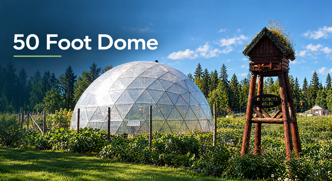 50 Foot Dome Greenhouse
