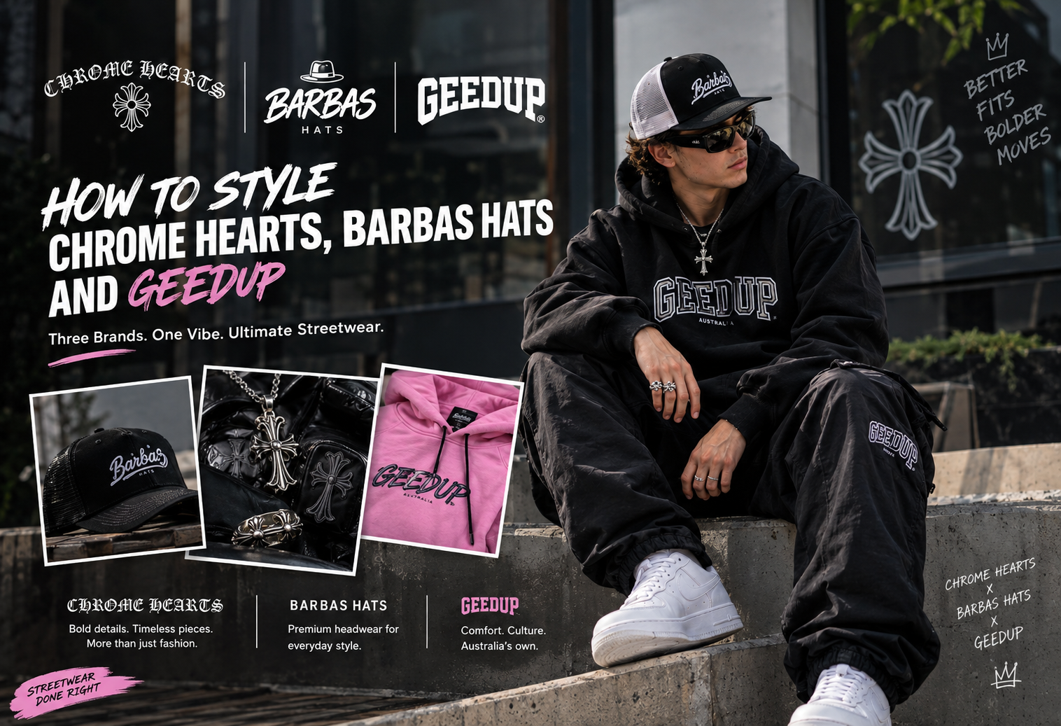 Geedup, Chrome Hearts & Barbas Hats: Streetwear for Changing Weather