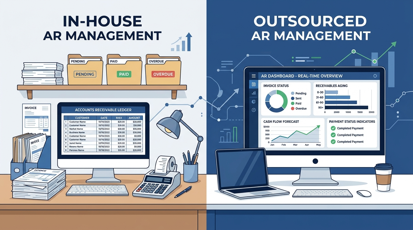 Accounts Receivable Outsourcing vs. In-House Management