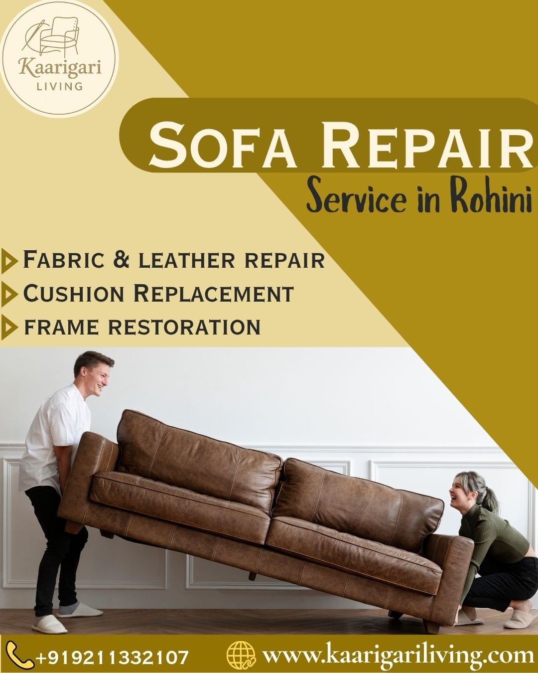 Sofa Repair Service in Rohini