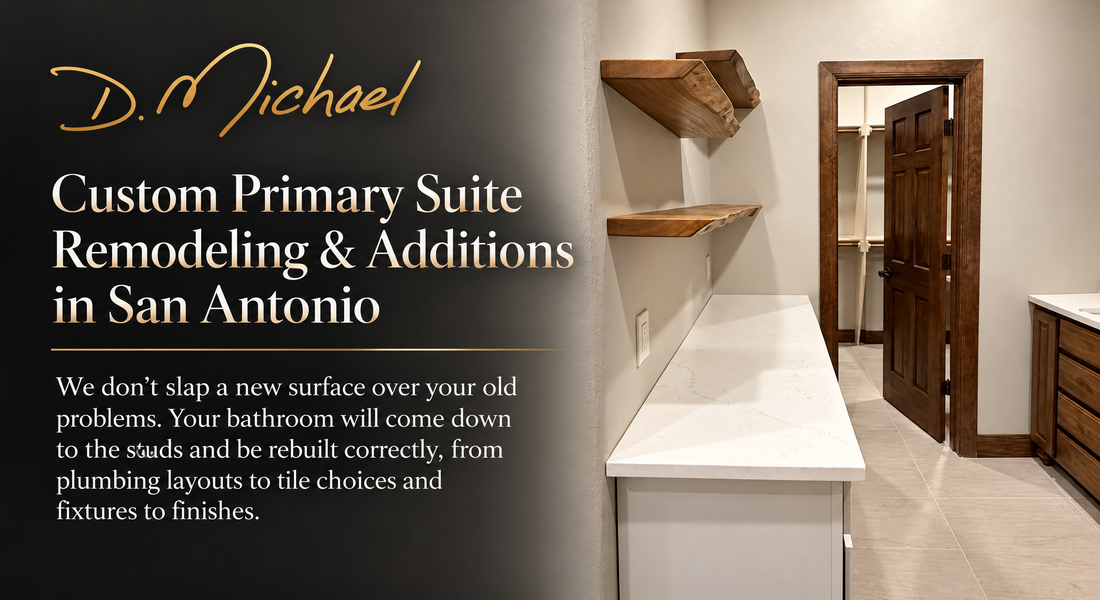 Primary Suite Remodel San Antonio